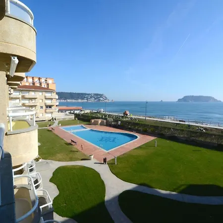Beachfront In Griells With Pool Apartment